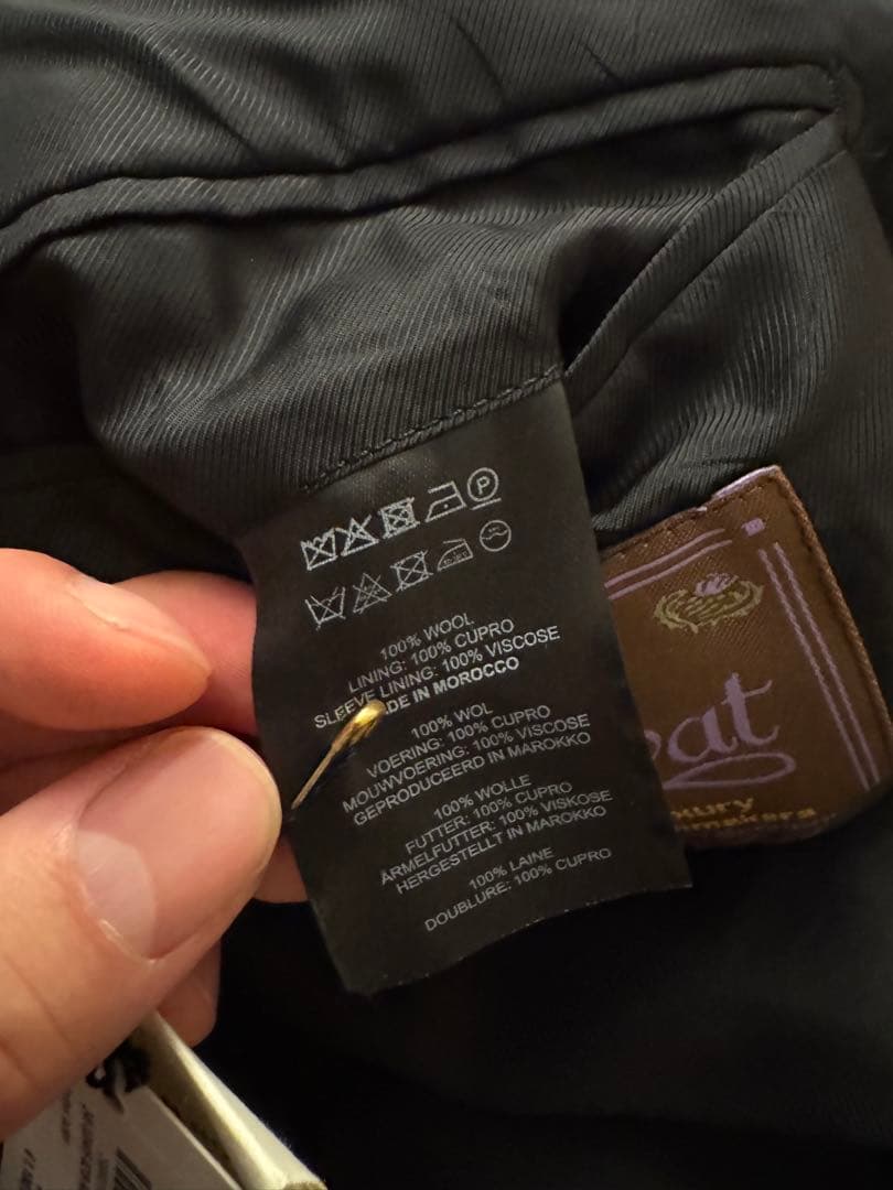 DRIES VAN NOTEN ブラック テーラードジャケット M