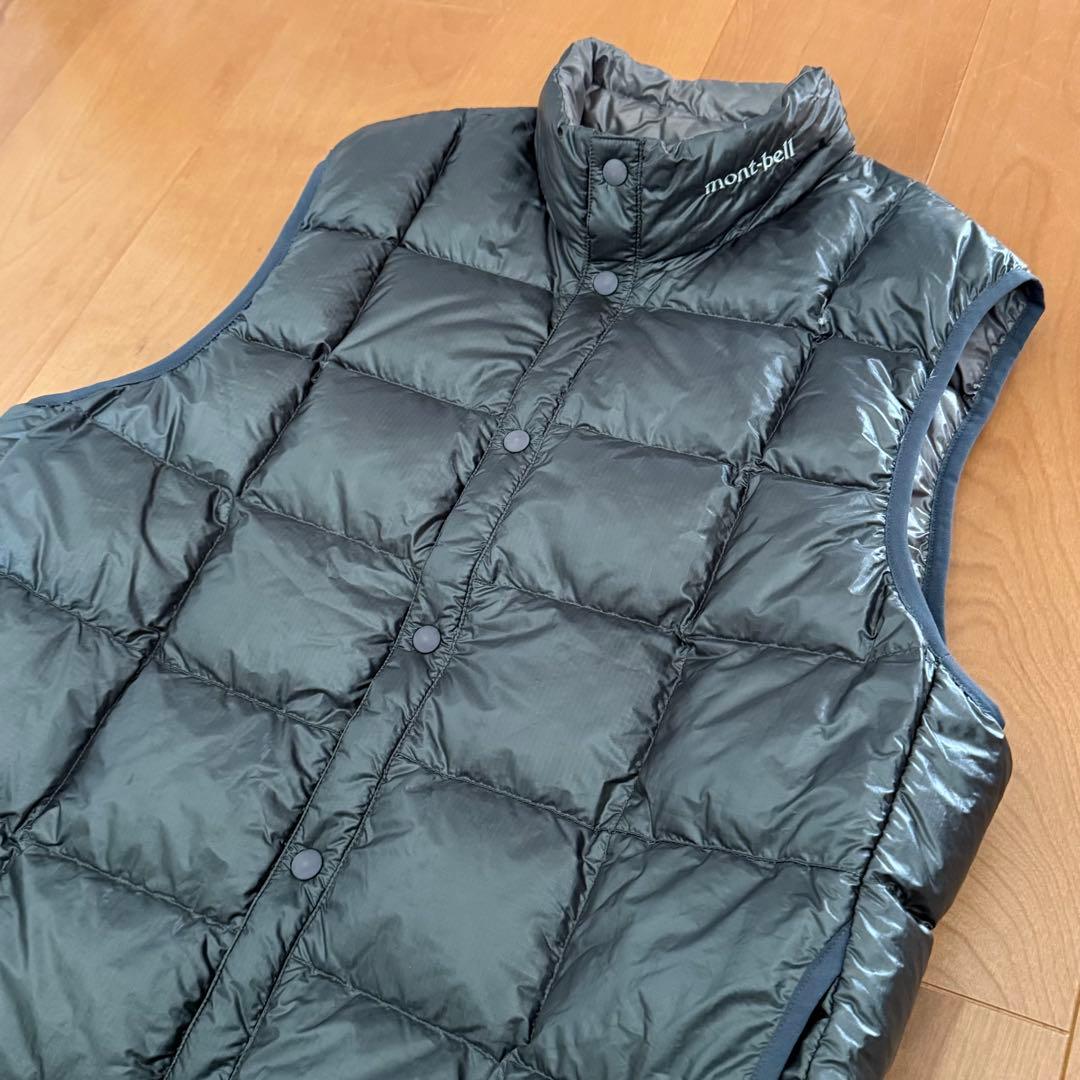 mont-bell ULダウンベスト GRAY Ｌ #1101285 モンベル