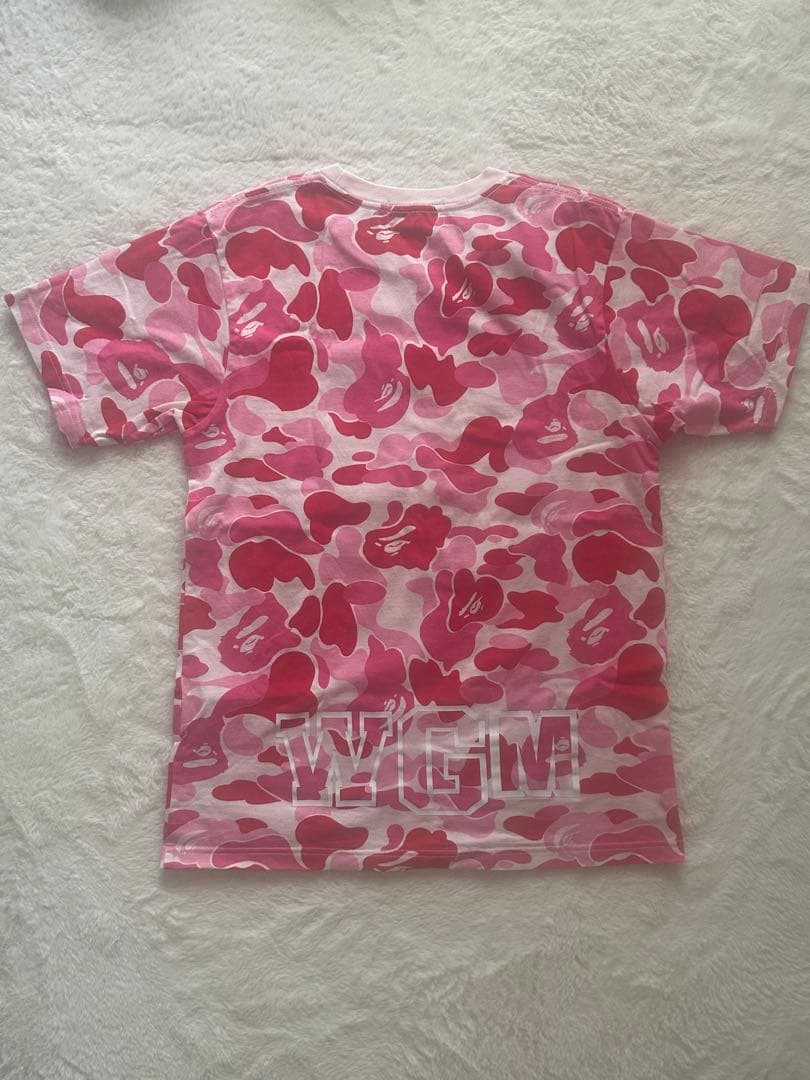 A BATHING APE シャークデザイン Tシャツ ピンク