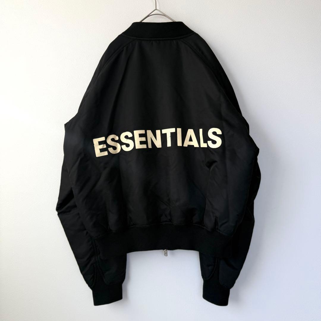 【入手困難XL✨】FOG ESSENTIALS ボンバージャケット MA-1 黒