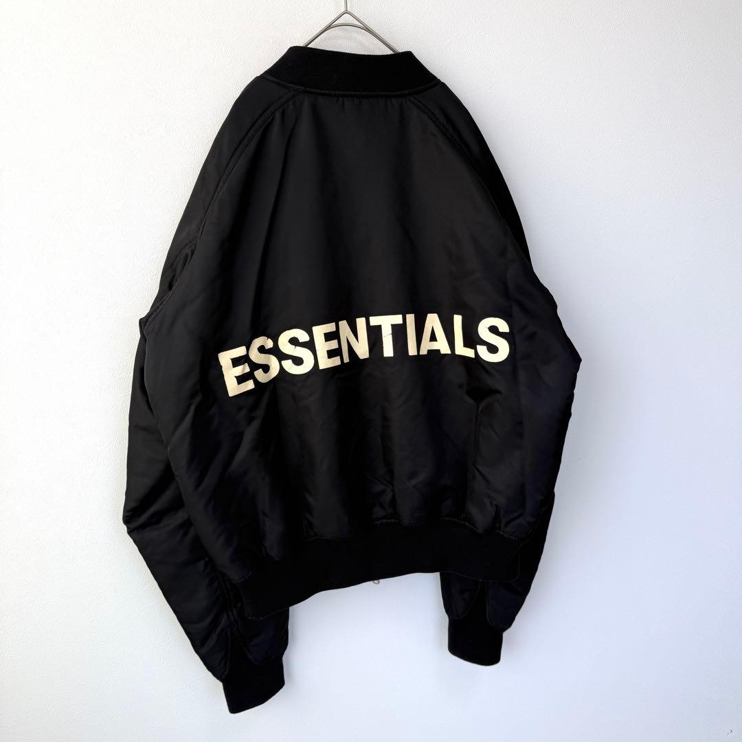 【入手困難XL✨】FOG ESSENTIALS ボンバージャケット MA-1 黒