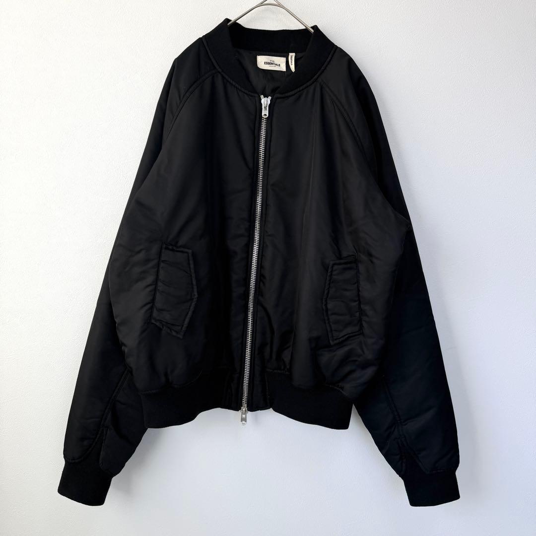 【入手困難XL✨】FOG ESSENTIALS ボンバージャケット MA-1 黒