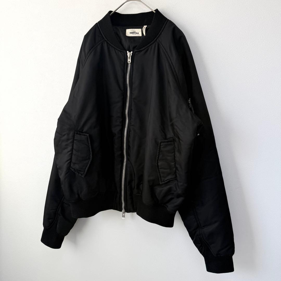【入手困難XL✨】FOG ESSENTIALS ボンバージャケット MA-1 黒