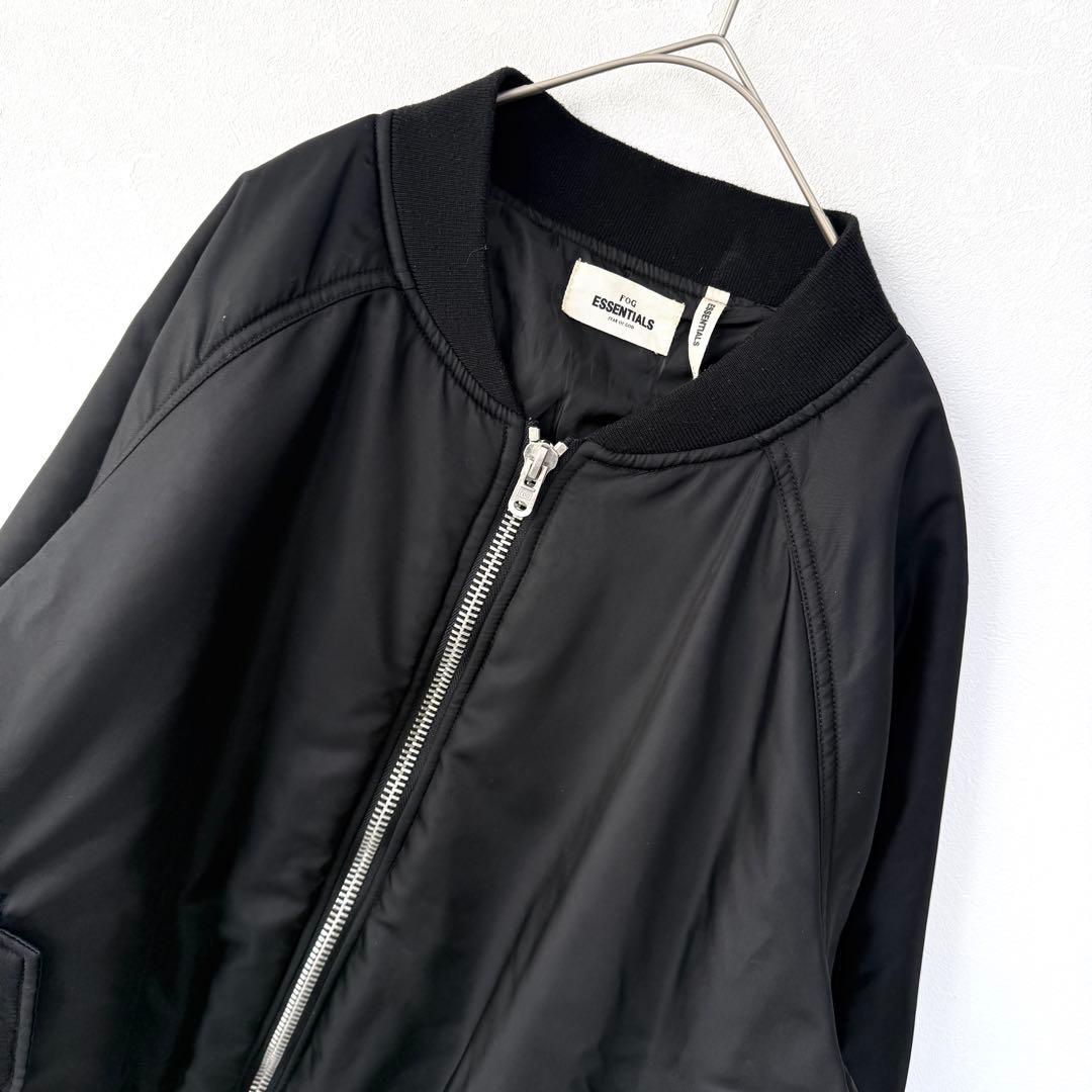 【入手困難XL✨】FOG ESSENTIALS ボンバージャケット MA-1 黒
