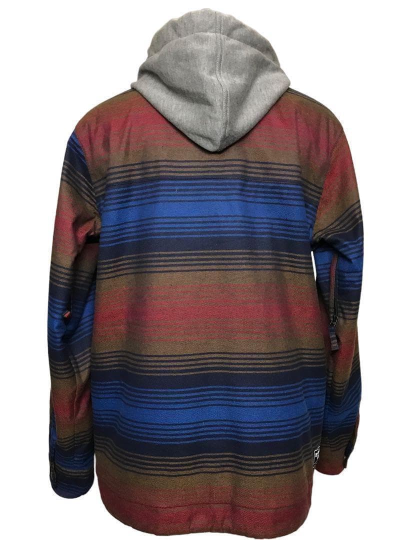 BURTON バートン スノーボード ジャケット M ボーダー柄 高機能 美品
