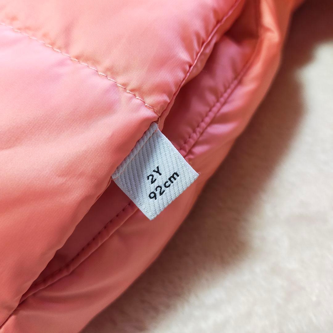 美品　BURBERRY　2Y92cm　リバーシブル　ダウンジャケット