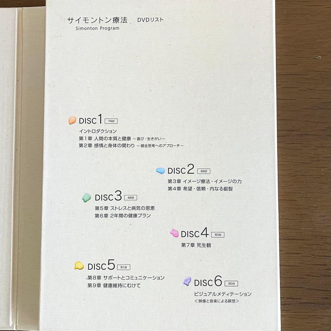 サイモントン療法 6日間セミナーＤＶＤ 全6巻 テキスト付