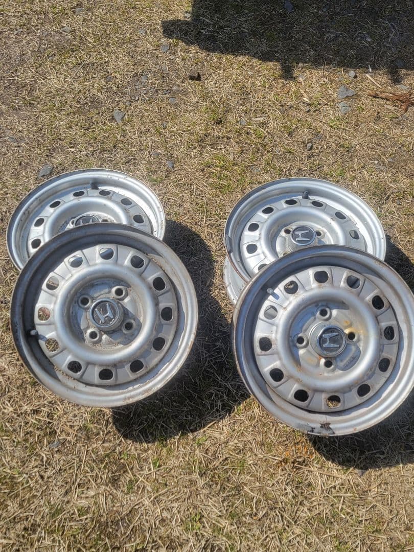 鉄チンホイール　ジャンク　13インチ