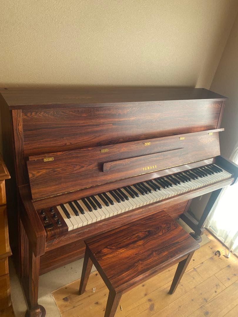 Yamaha ヤマハ　アップライトピアノ ハカランダ材E-501 京都府京田辺市