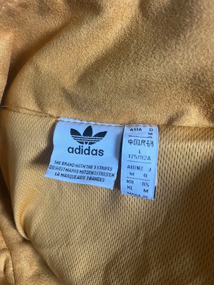 adidas チャイナトラックジャケット 中華圏限定 マスタードイエロー L