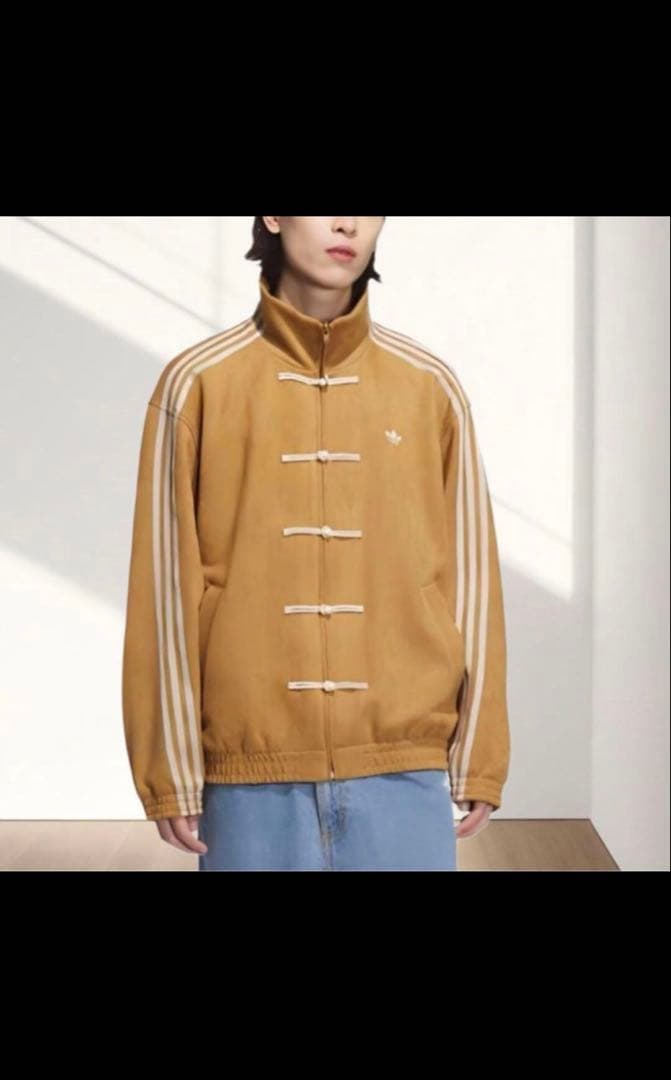 adidas チャイナトラックジャケット 中華圏限定 マスタードイエロー L