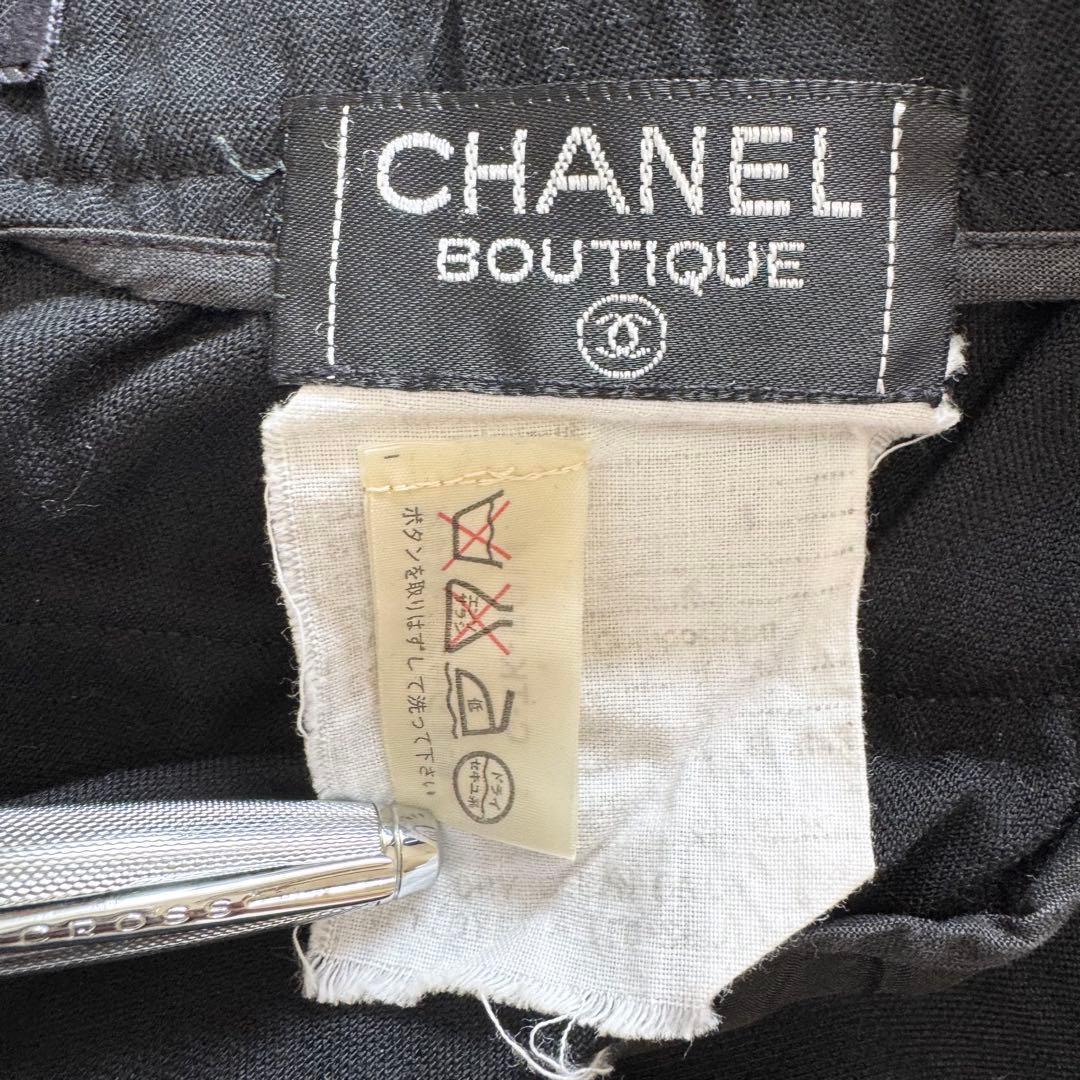 【希少】CHANEL シャネル ココマークボタン ストレッチタイトスカート