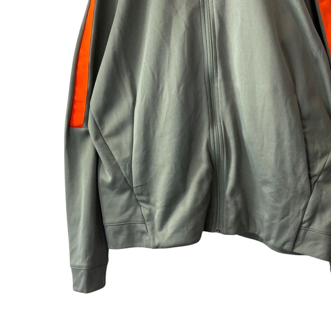 NIKE ナイキ トラックジャケット ジャージ グレー オレンジライン メンズL