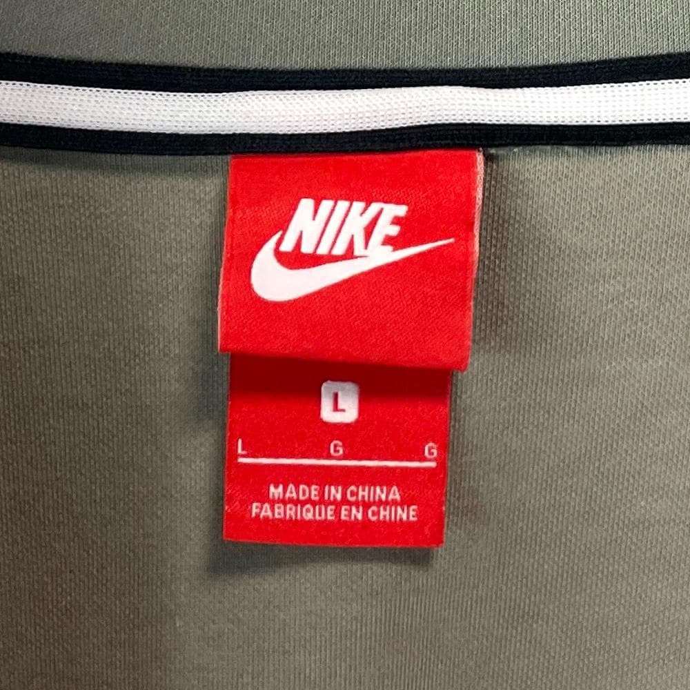 NIKE ナイキ トラックジャケット ジャージ グレー オレンジライン メンズL