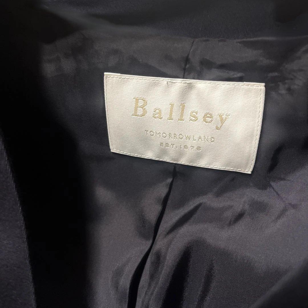 【未使用品】トゥモローランド Ballsey ネイビー ボタン付きロングコート