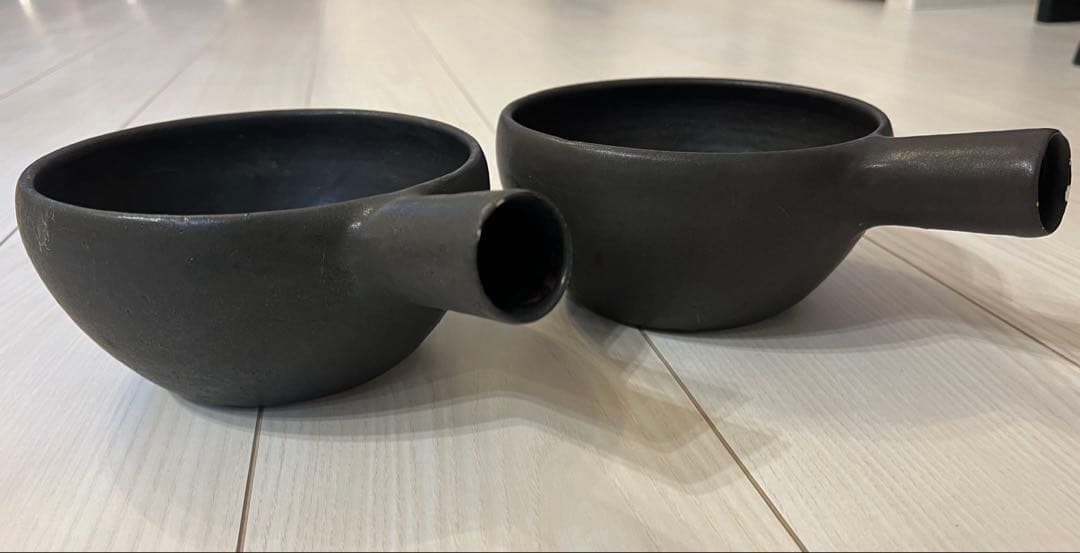 正島克哉 片手土鍋 黒 2つセット