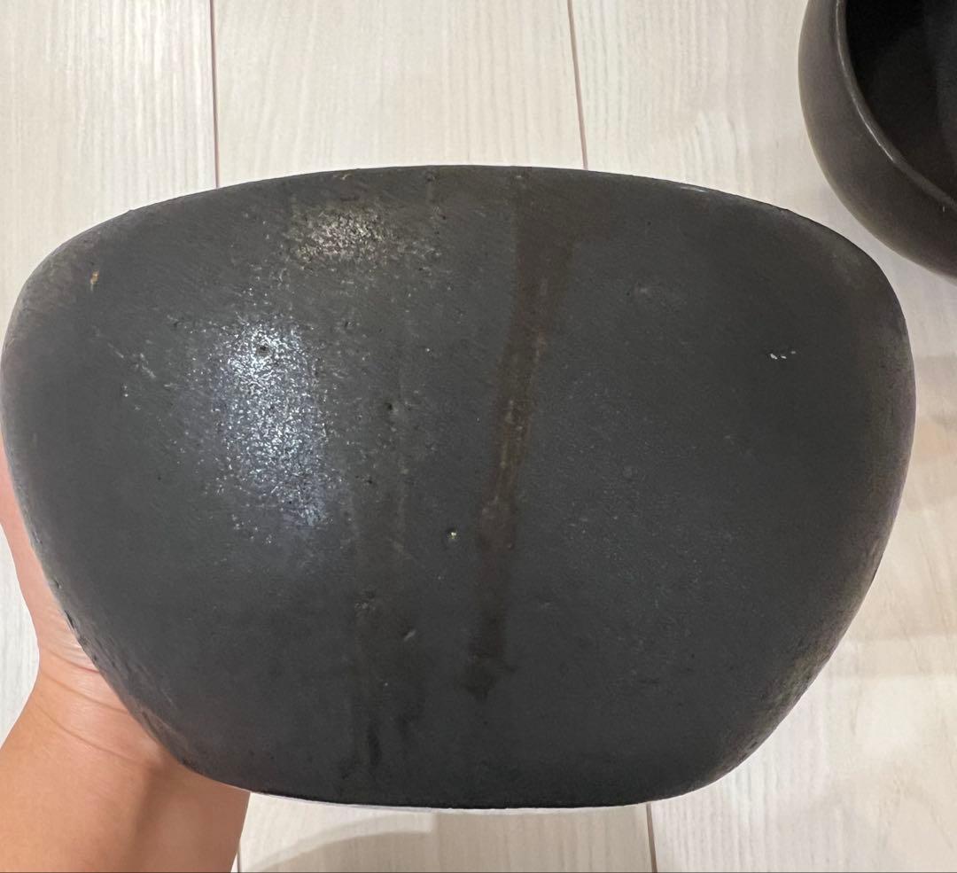 正島克哉 片手土鍋 黒 2つセット