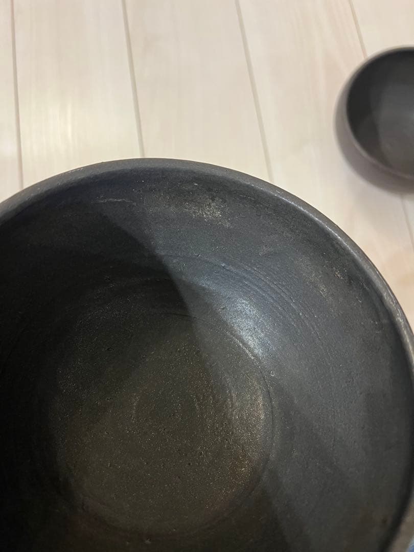 正島克哉 片手土鍋 黒 2つセット