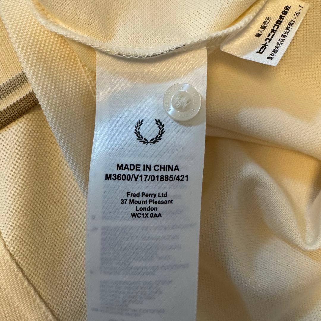 FRED PERRY 半袖ポロ Sユニセックス美品
