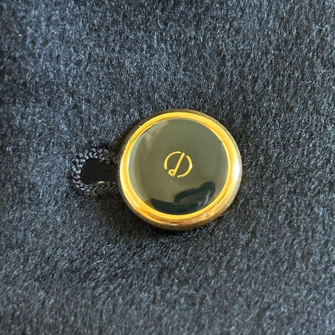 【未使用級】 dunhill カシミヤ 金ボタン 紺ブレ テーラードジャケット