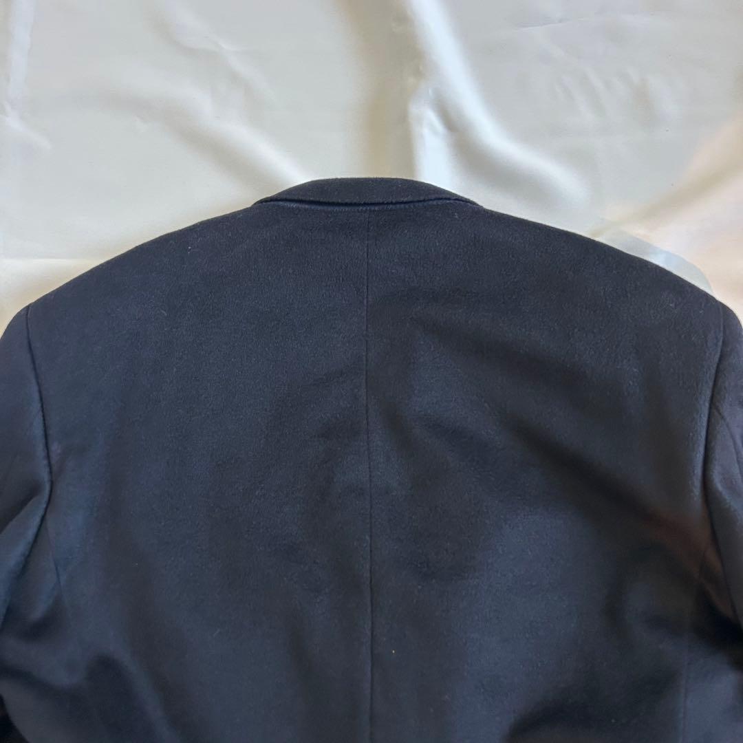 【未使用級】 dunhill カシミヤ 金ボタン 紺ブレ テーラードジャケット