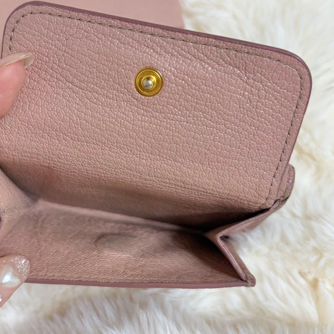 ♡ miumiu 三つ折り 財布
