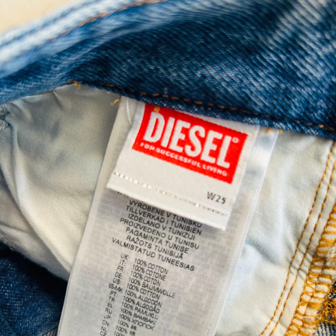 新品未使用タグ付 Diesel ブーツカットデニム ライトブルー 新品タグ付き