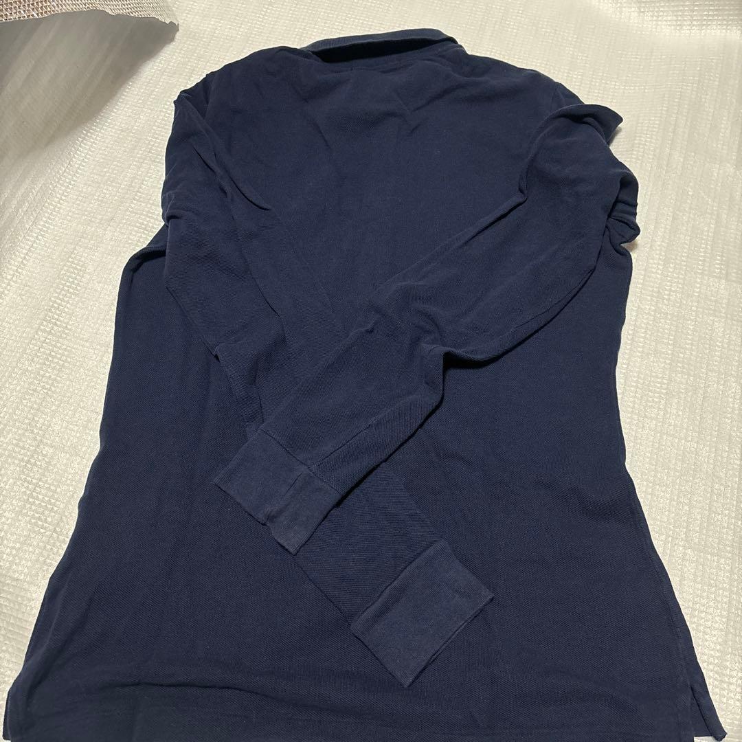 ラルフローレン　レディース　ポロシャツ　長袖　ネイビー　XL