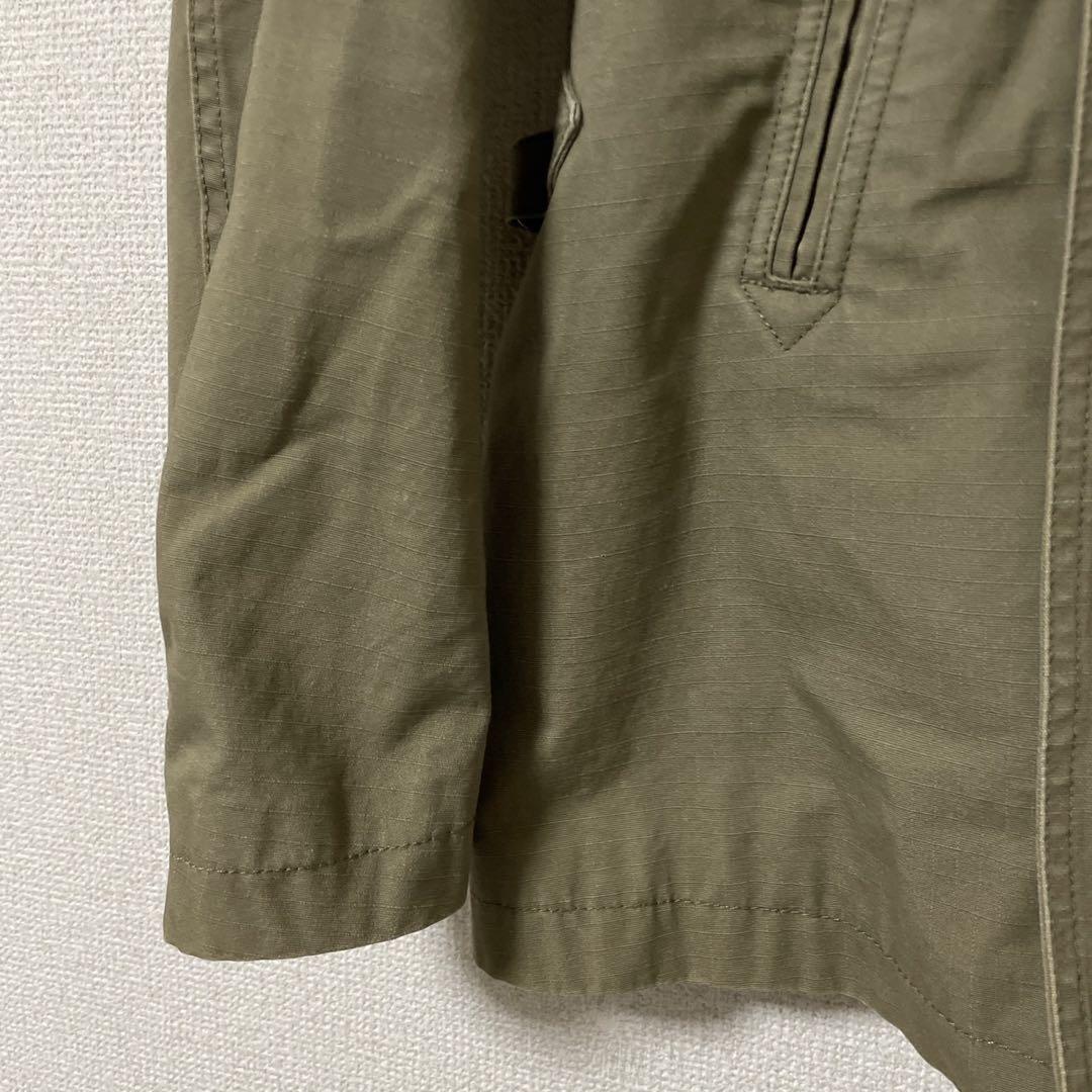 エンジニアードガーメンツ　ショールカラー　ミリタリージャケット　カーキ