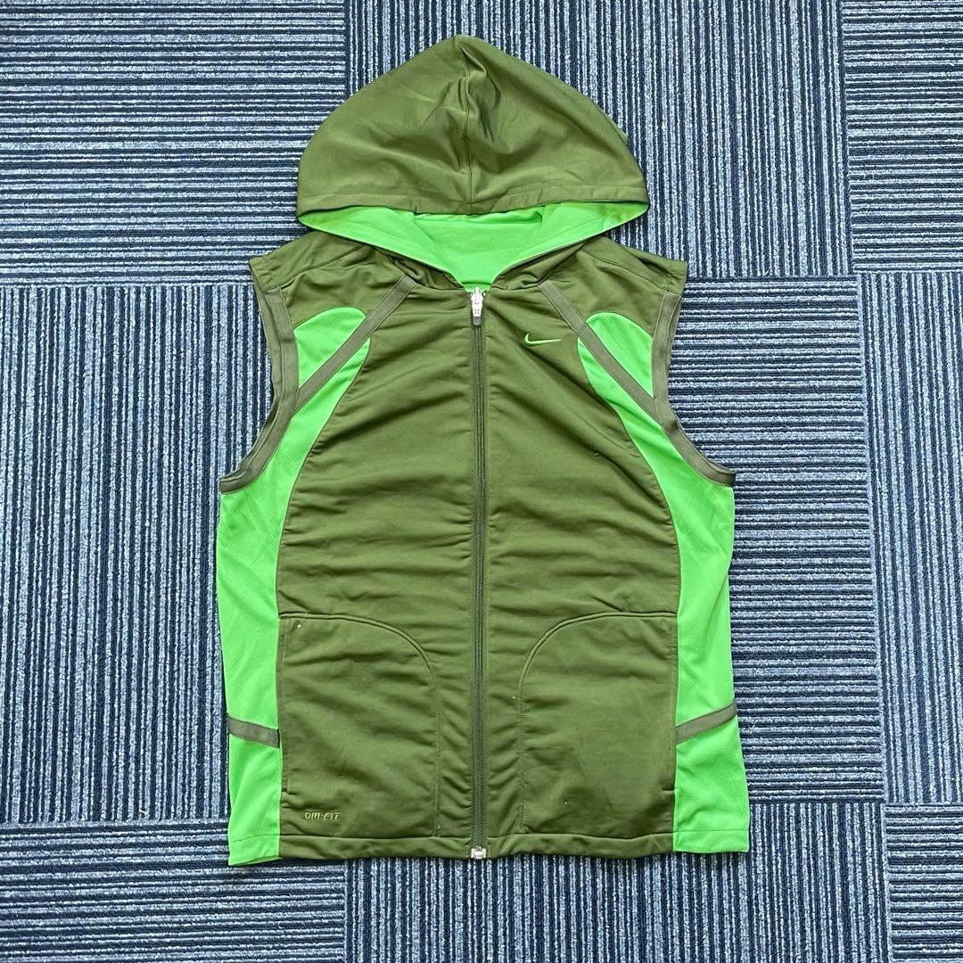 NIKE Tony Spackman リバーシブル フードベスト Y2K テック