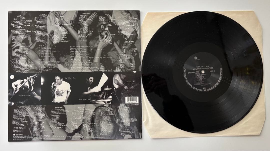 洋楽 Sick Of It All Scratch The Surface LP