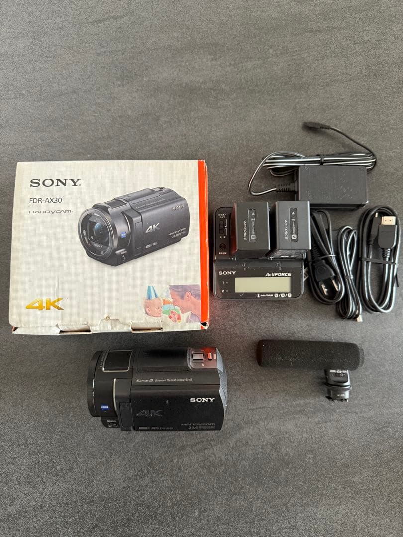 【ほぼ未使用】 SONY ソニー FDR-AX30 4Kビデオカメラ 本体