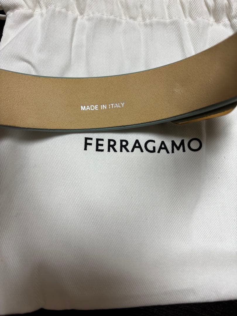 FERRAGAMO VARA カチューシャ　ヘアバンド ミントグリーン