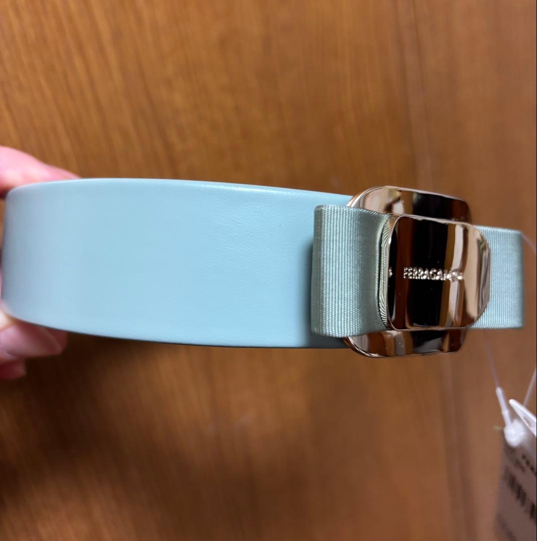 FERRAGAMO VARA カチューシャ　ヘアバンド ミントグリーン