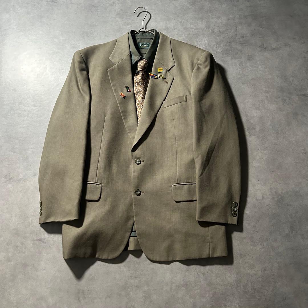 （NA）ヴィンテージ シングル セットアップ ピンバッジ シャツ フルセット