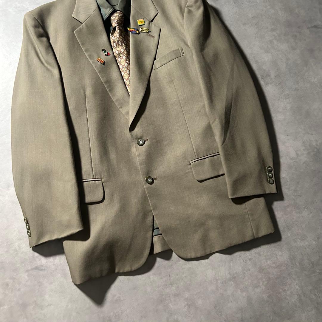 （NA）ヴィンテージ シングル セットアップ ピンバッジ シャツ フルセット