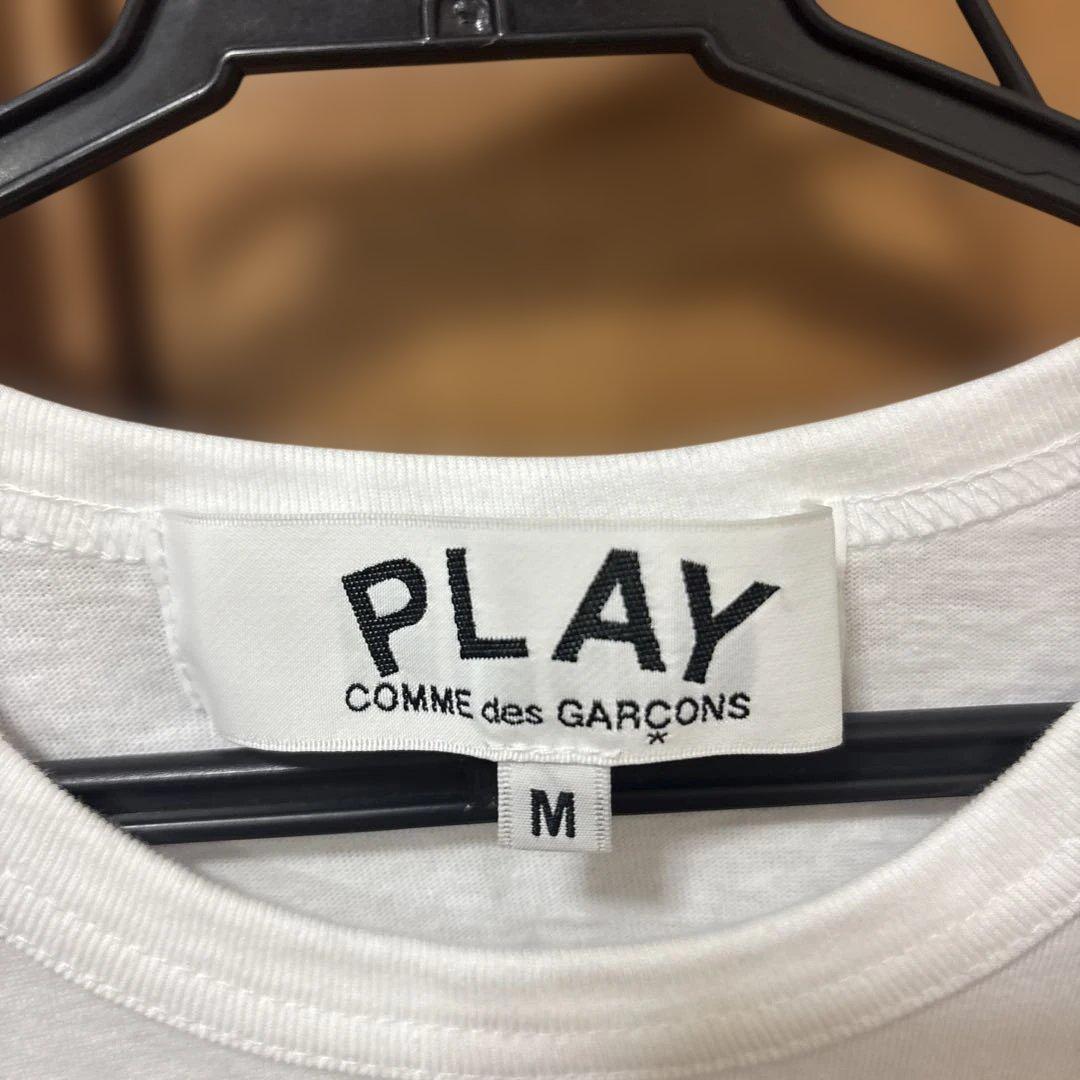 プレイコムデギャルソン 白Tシャツ