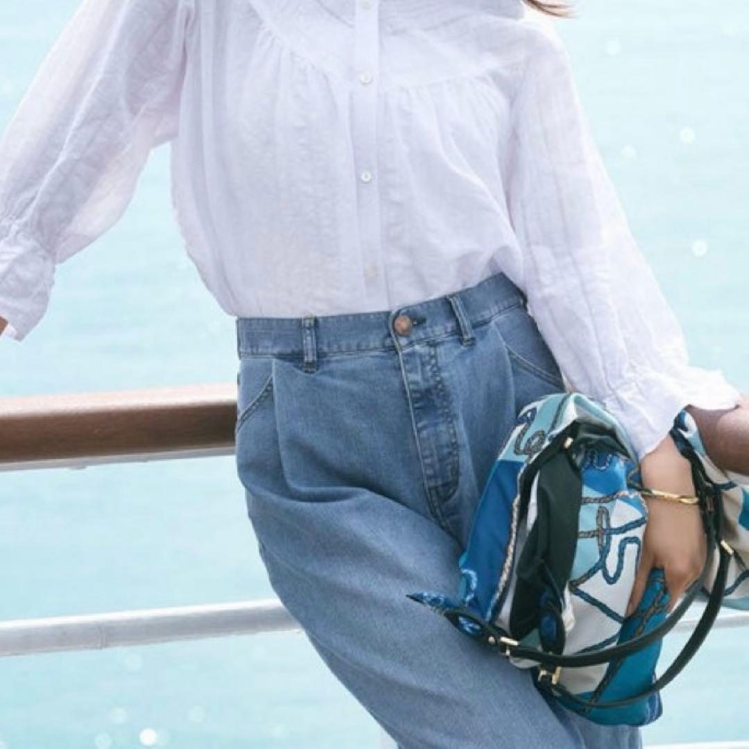23区DENIM サマー タック ワイド パンツ　38サイズ