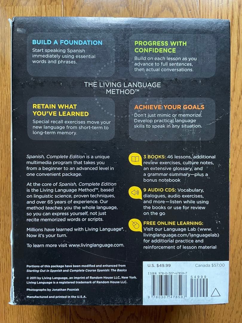 語学・辞書・学習参考書 Living Language Spanish Complete Edition
