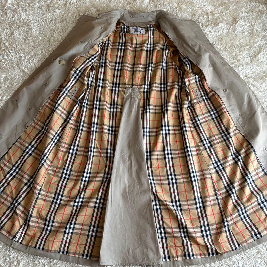 バーバリー トレンチコート ノバチェック ライナー L〜XL 白タグ レディース