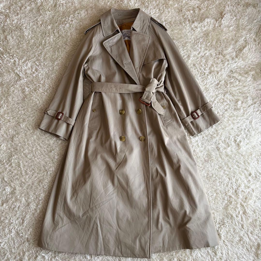 バーバリー トレンチコート ノバチェック ライナー L〜XL 白タグ レディース