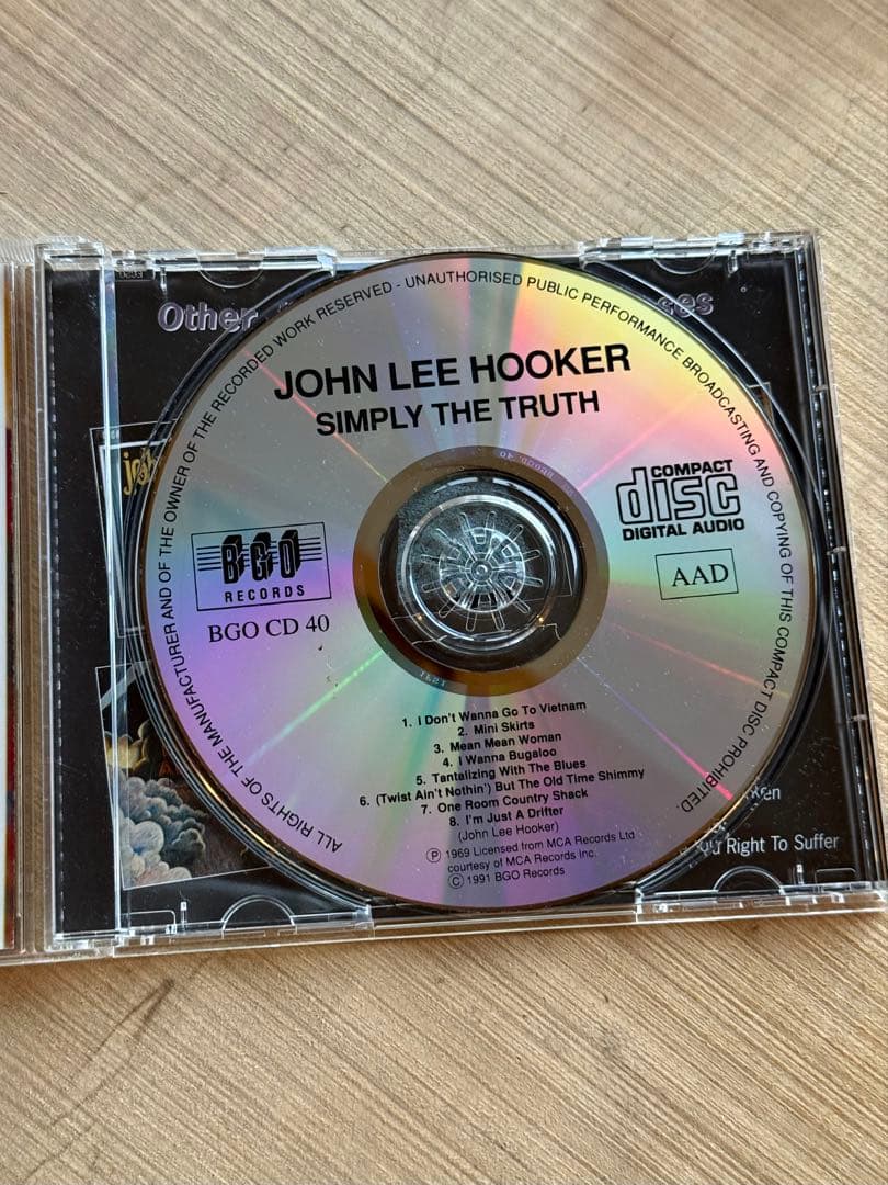John Lee Hooker Simply the Truth 輸入盤