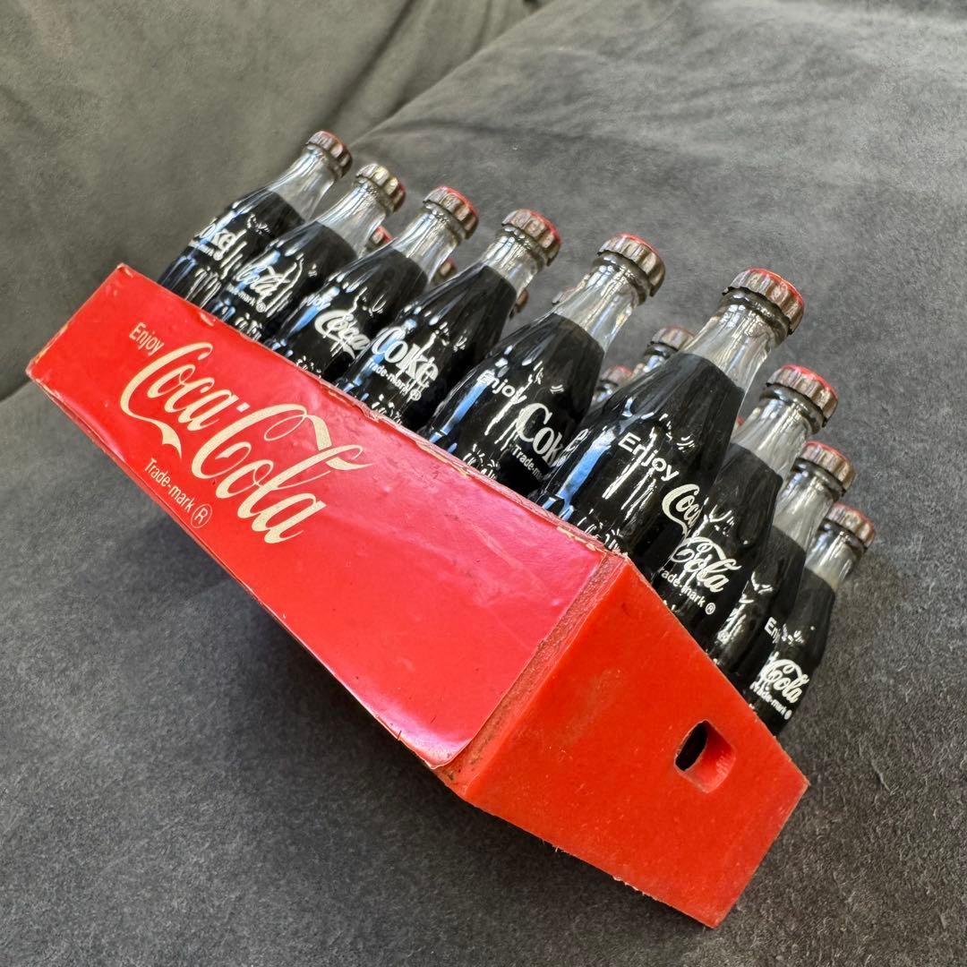 Coca-Cola クラシックガラスボトル 24本セット　ミニチュア