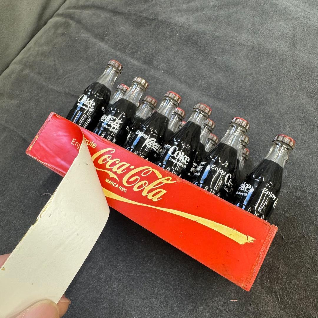 Coca-Cola クラシックガラスボトル 24本セット　ミニチュア