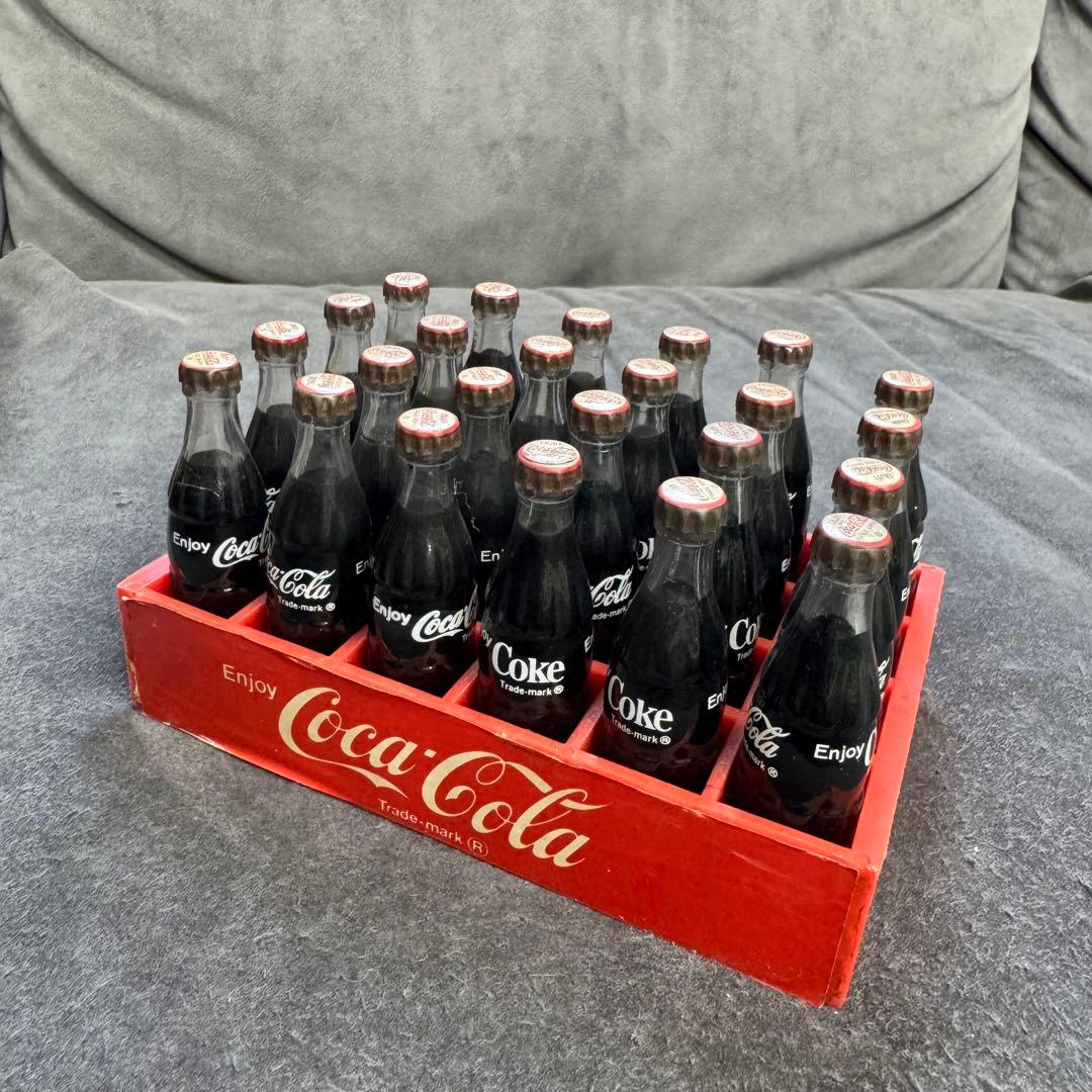 Coca-Cola クラシックガラスボトル 24本セット　ミニチュア