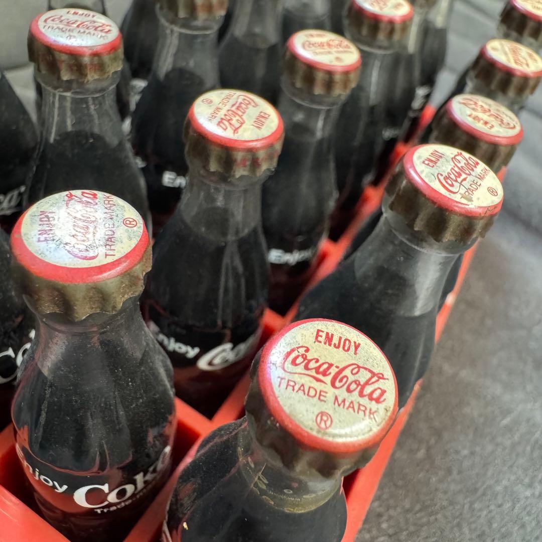 Coca-Cola クラシックガラスボトル 24本セット　ミニチュア