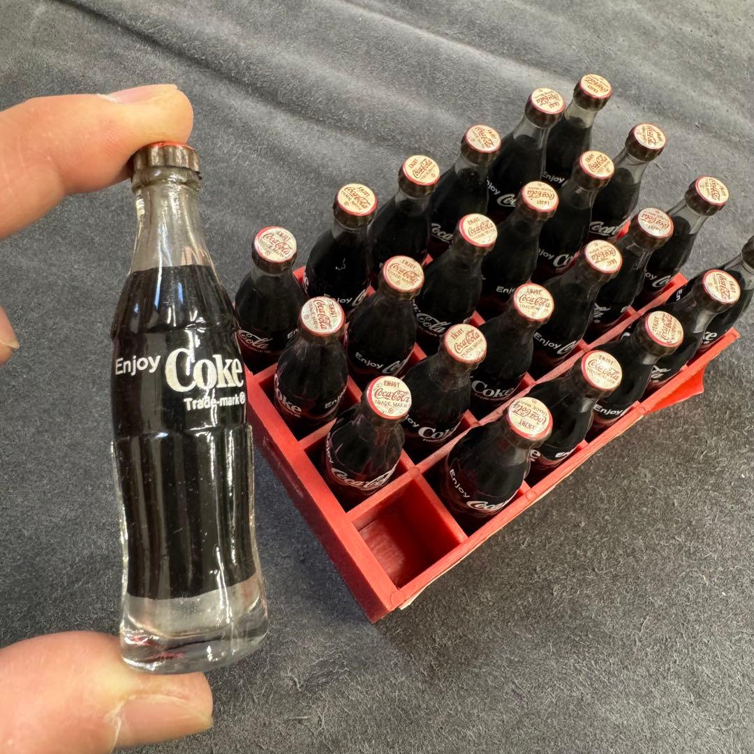 Coca-Cola クラシックガラスボトル 24本セット　ミニチュア