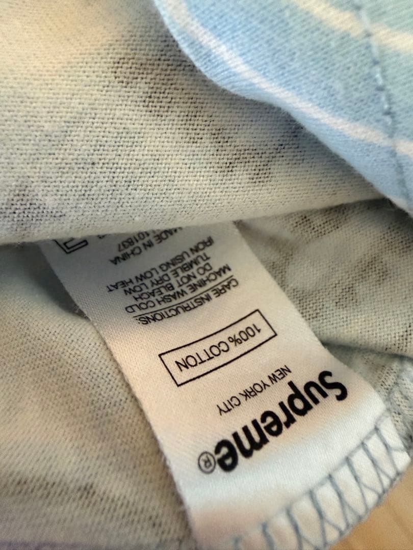 トップス Supreme Small Box Logo Tee Bandana Blue