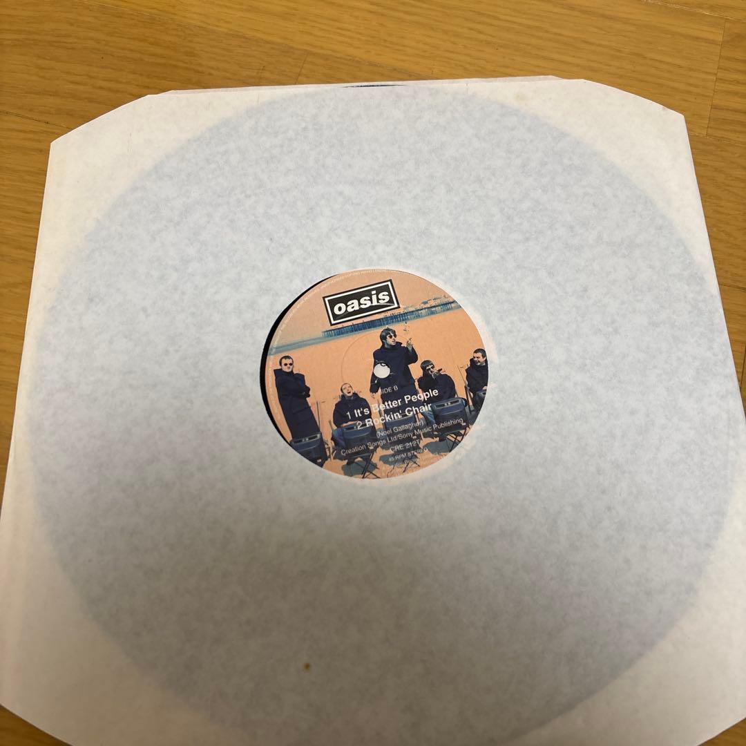 oasis ROLL WITH IT レコード
