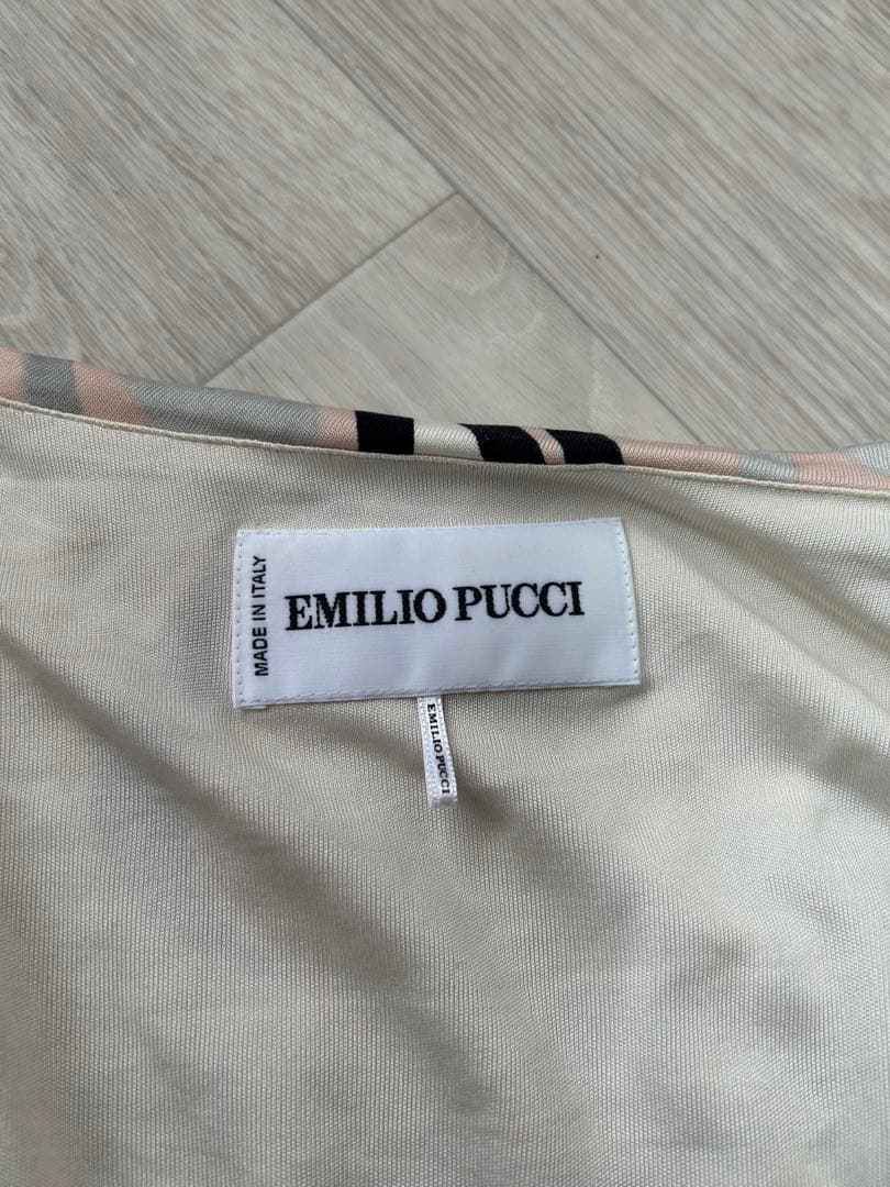 EMILIO PUCCI エミリオプッチ カシュクールワンピース 38